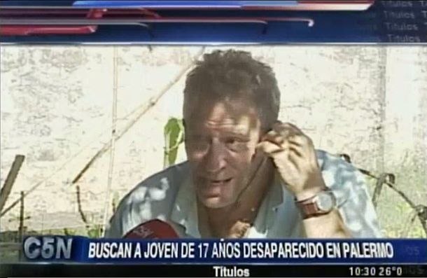 El padre del joven desaparecido en los bosques de Palermo: A mi hijo lo están reteniendo