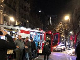 Principio de incendio en la línea C - Crédito:&nbsp;@AxelPetraglia
