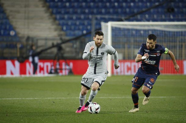 El PSG, con un gol de Lionel Messi, le ganó 3-1 a Montpellier