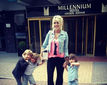 Wanda Nara disfruta de unas costosas vacaciones en Londres con sus hijos