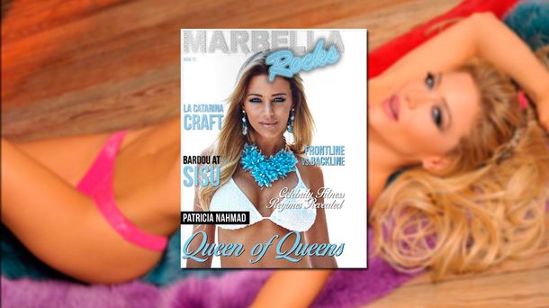 Reina de Marbella: mirá la tapa de una revista española con Evangelina Anderson