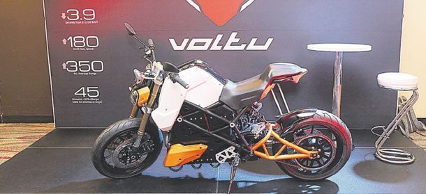 &nbsp;La moto de Voltu tiene altas prestaciones con 350 km de autonomía.
