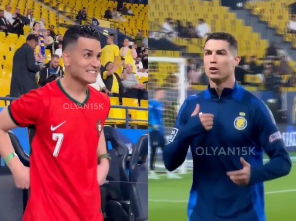 La desopilante reacción de Cristiano Ronaldo al ver a su doble: Eres muy feo