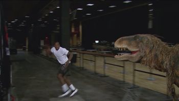 un dinosaurio hizo correr a jugadores profesionales de la nba un dinosaurio hizo correr a jugadores profesionales de la nba