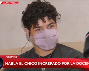 El alumno de La Matanza reconoció que aprendió de la profesora con la que discutió