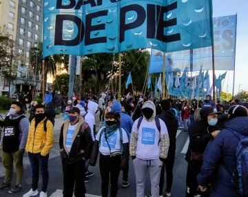 Caos en la 9 de Julio por un corte de la izquierda