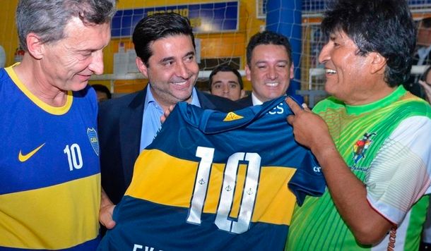 La chicana de Evo Morales a Macri por la derrota de Boca en el Superclásico