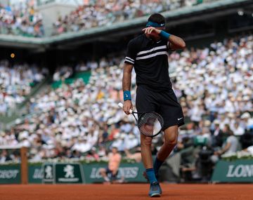 Juan Manuel del Potro en Roland Garros 2018