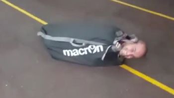 La víctima, tras el ataque La víctima, tras el ataque