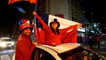 los festejos en las calles de chile los festejos en las calles de chile
