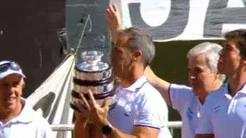 El capitán argentino y Berlocq, otro de los artífices del título El capitán argentino y Berlocq, otro de los artífices del título