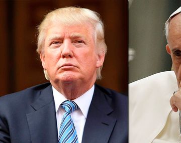 Trump criticó al papa Francisco por visitar México y reunirse con inmigrantes
