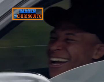 A pura risa: Mbappé