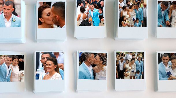 El casamiento de Tevez y Vanesa