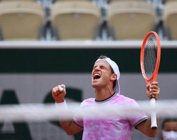 Schwartzman llegó a octavos de final en Roland Garros