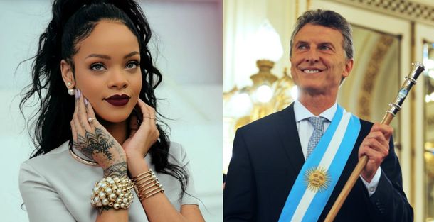 Rihanna le preguntó a Macri sobre sus planes para fomentar la educación