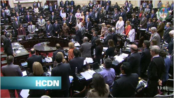 Diputados homenajeó a China Zorrilla en pleno debate por la Ley de Abastecimiento