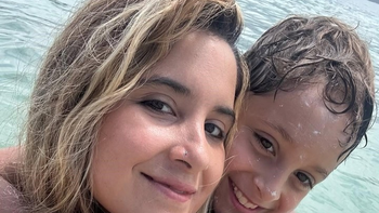 Lucas junto a su mamá, Blanca Martínez Lucas junto a su mamá, Blanca Martínez