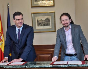 El Presidente de España cerró un preacuerdo para un Gobierno de coalición progresista