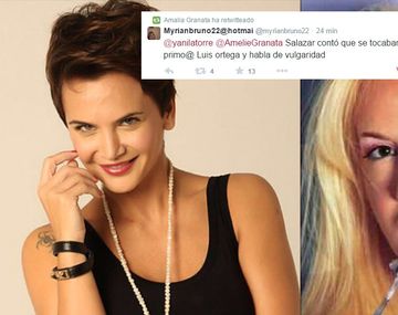 Granata le respondió a Salazar con fotos vulgares