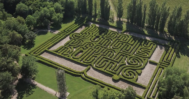 El sorprendente destino con un laberinto imperdible