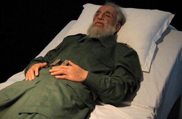 Falsa foto de Fidel Castro muerto que circula por redes sociales