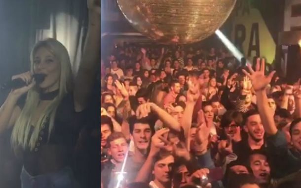VIDEO: Sol Pérez hizo enloquecer a cientos de jóvenes en un boliche
