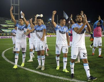 Racing le ganó a Aldosivi en Mar del Plata y es el único líder de la Superliga
