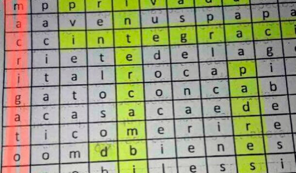 Rojas: un profesor dio a sus alumnos un crucigrama que dice Macri gato
