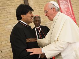 el papa tuvo una reunion informal con evo morales el papa tuvo una reunion informal con evo morales