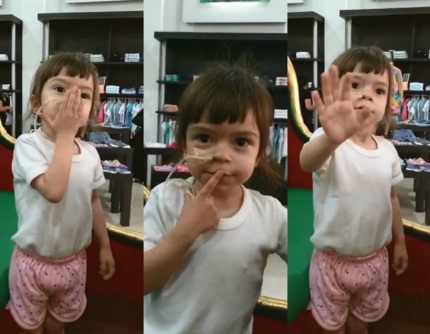 El mensaje de Navidad de Delfina, la nena que espera por un corazón para seguir con vida