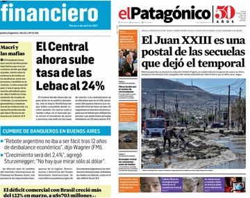 Tapas de diario del martes 4 de abril de 2017