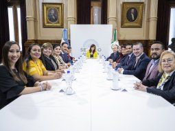 Cristina se reunió con parlamentarios mexicanos