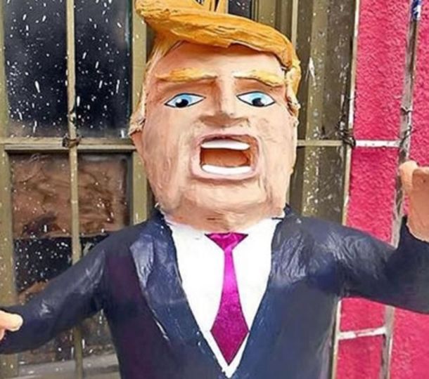 Furor por las piñatas de Donald Trump