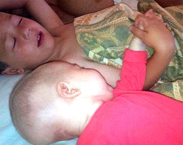 El tierno e íntimo álbum familiar de Evangelina