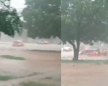 El temporal llegó a Salta: inundaciones y autos arrastrados por el agua