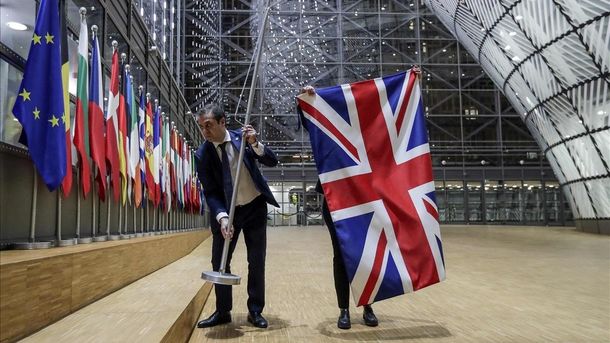 La Union Jack fue retirada de la sede de la Unión Europea