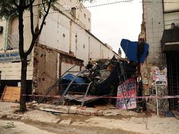 Parque Patricios: destrozos y árboles caídos por el temporal