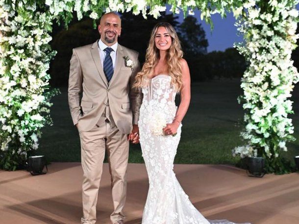 Video: el romántico casamiento de Juan Sebastián Verón y Valentina Martín