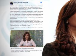 La carta de Cristina Kirchner a Macri La carta de Cristina Kirchner a Macri