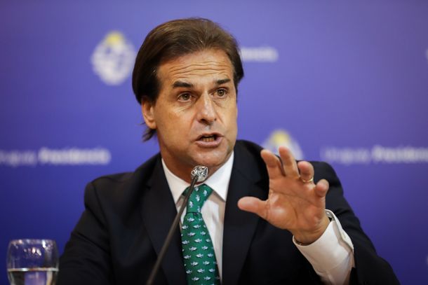 El presidente Lacalle Pou