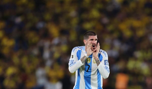 Rodrigo De Paul llegó a 80 partidos con Argentina: va por un récord de Diego Maradona