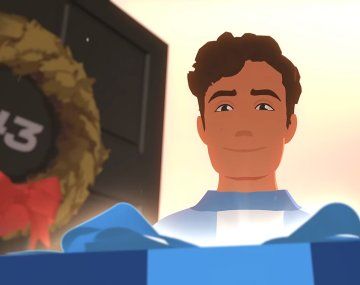 Colapinto estuvo presente en el homenaje navideño de Williams