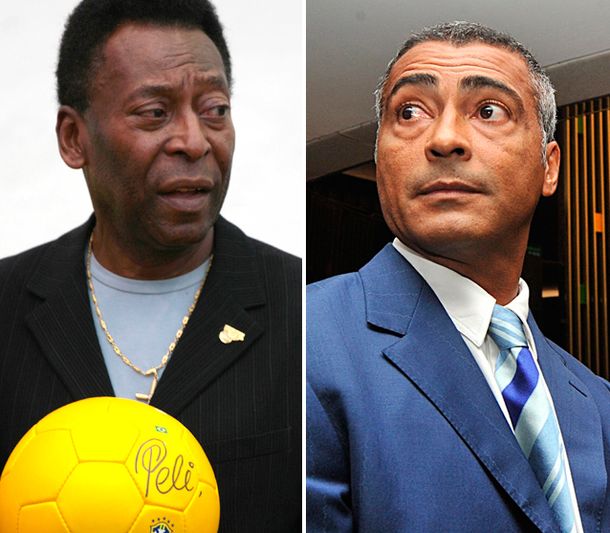 Tremenda pelea entre Pelé y Romario por la selección brasileña