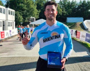 Matías Montenegro brilló en Copenhague: campeón del mundo en BMX