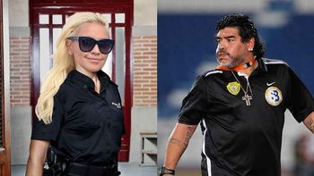 La provocación de Verónica Ojeda a Maradona La provocación de Verónica Ojeda a Maradona