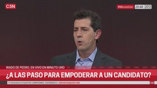 Wado de Pedro confirmó que el Frente de Todos irá a las PASO con dos listas