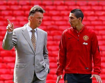 La reacción de Di María a las declaraciones de Van Gaal