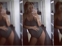 La silueta de Wanda Nara, a semanas de dar a luz. La silueta de Wanda Nara, a semanas de dar a luz.
