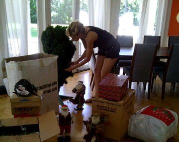 Catherine Fulop prepara la Navidad